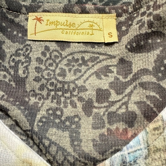 Impulse California Bistro Print Top size Small - Picture 5 of 6